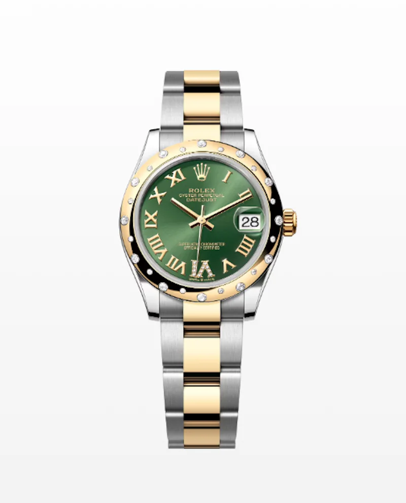 Rolex Datejust Green Dial 31 mm